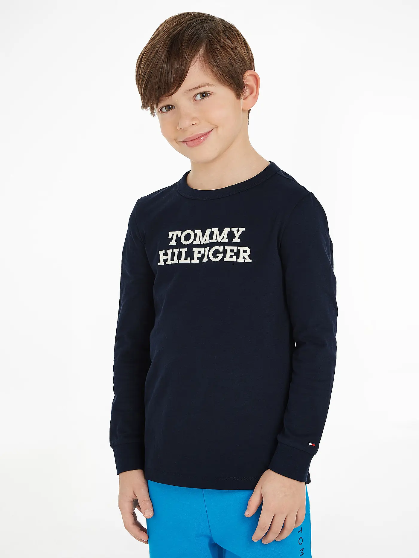 TOMMY HILFIGER | Jungen Langarmshirt | dunkelblau